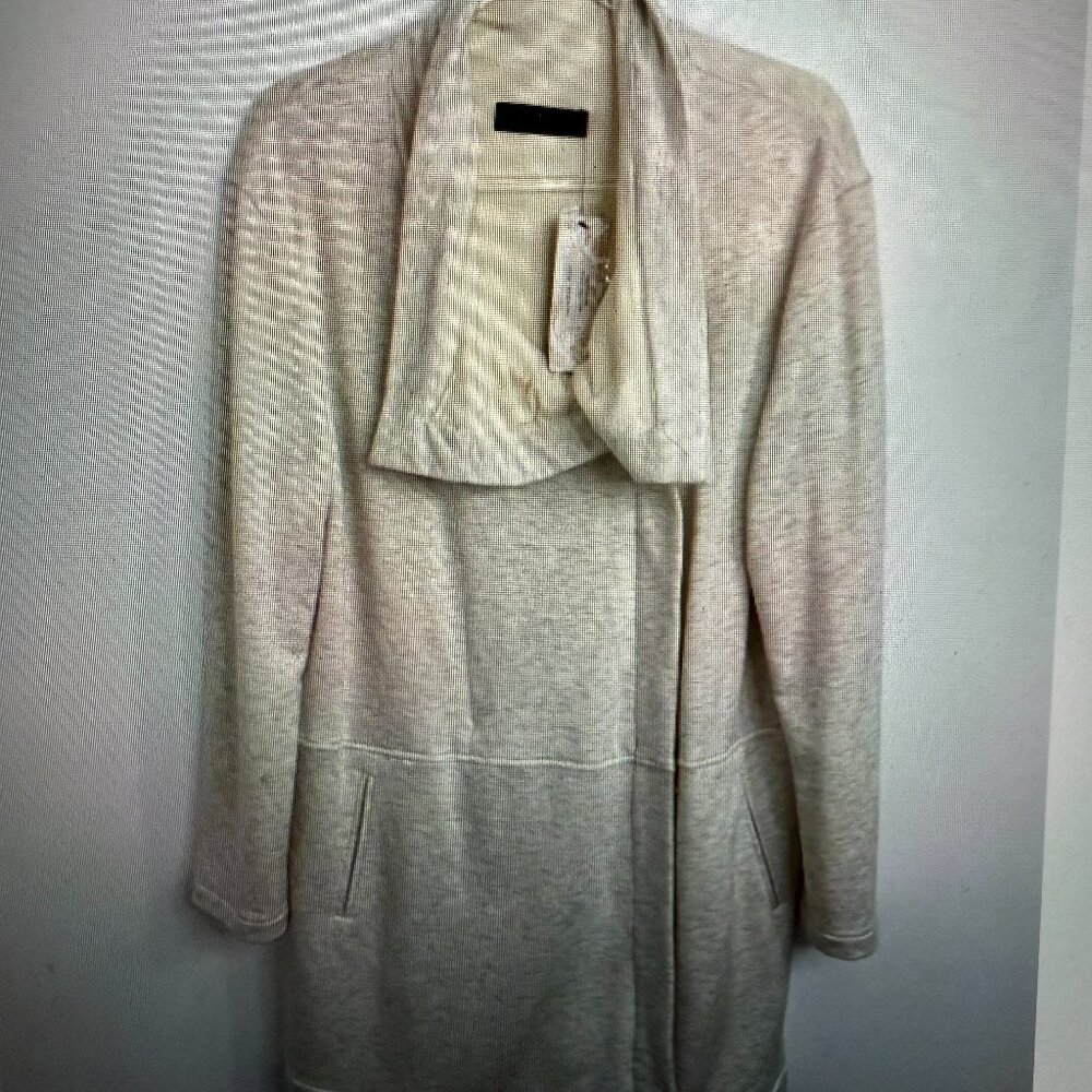 Peruvian Connection Gataway Jacket Cream Cotton Blend SZ M